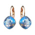 Auskari "Apžilbinošs Mirdzums IV (Light Sapphire Shimmer)" ar Swarovski™ kristāliem
